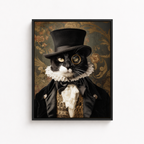 Custom Victorian Pet Portrait Canvas Aura Canvas