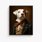 Distinguished Dog Portrait Canvas Aura Canvas