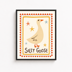 Silly Goose Canvas Wall Art Aura Canvas