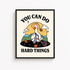 You Can Do Hard Things Goose Canvas Wall Art Aura Canvas