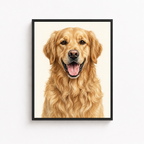 Custom Pet Portrait Canvas Wall Art Aura Canvas