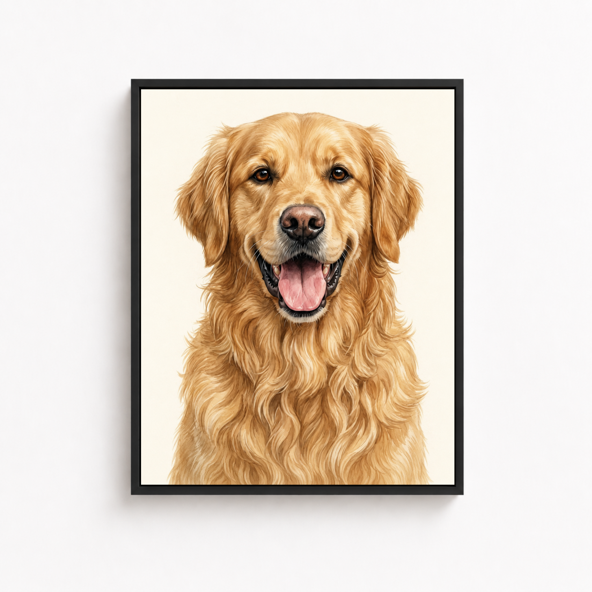 Custom Pet Portrait Canvas Wall Art Aura Canvas