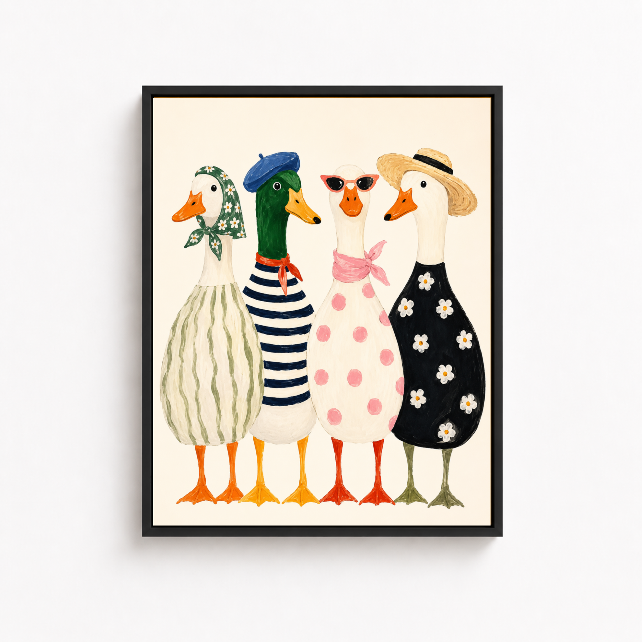 Stylish Geese Canvas Wall Art Aura Canvas