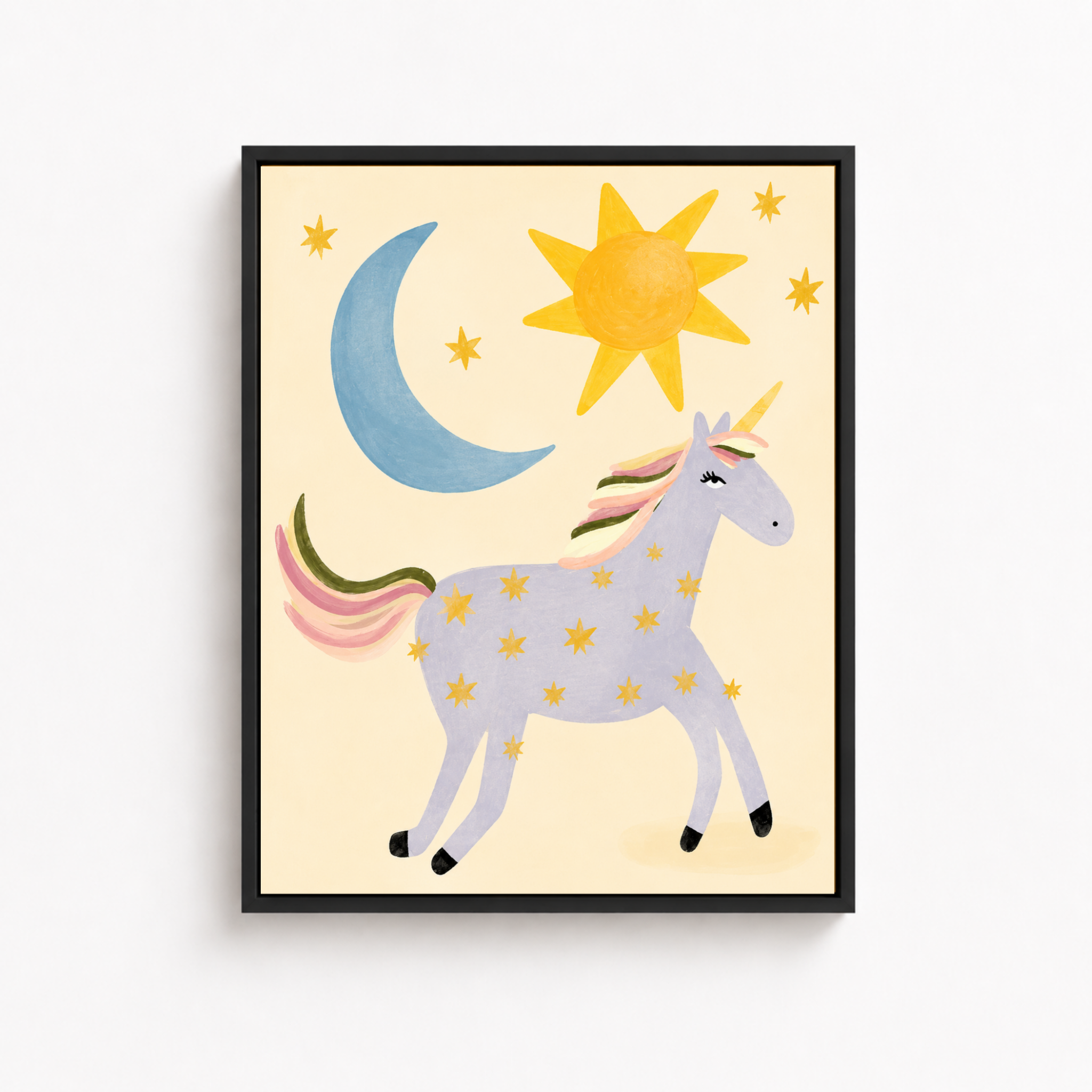 Magical Unicorn Canvas Wall Art Aura Canvas