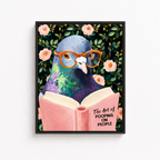 Funny Pigeon Canvas Wall Art Aura Canvas