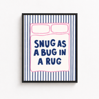 Snug As A Bug Canvas Wall Art Aura Canvas