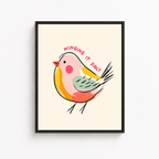 Winging It Daily Bird Canvas Wall Art Aura Canvas
