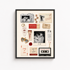Custom Couple Collage Canvas Aura Canvas