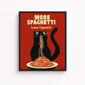 Funny Spaghetti Cat Canvas Wall Art Aura Canvas