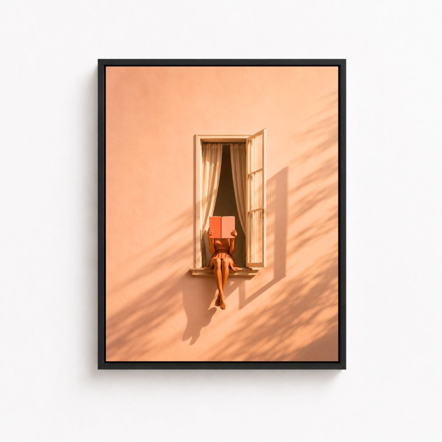 Woman Reading Canvas Wall Art