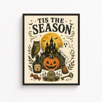 Tis The Season Halloween Canvas Wall Art Aura Canvas