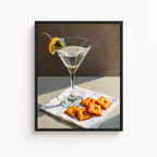 Martini Cocktail Canvas Wall Art Aura Canvas