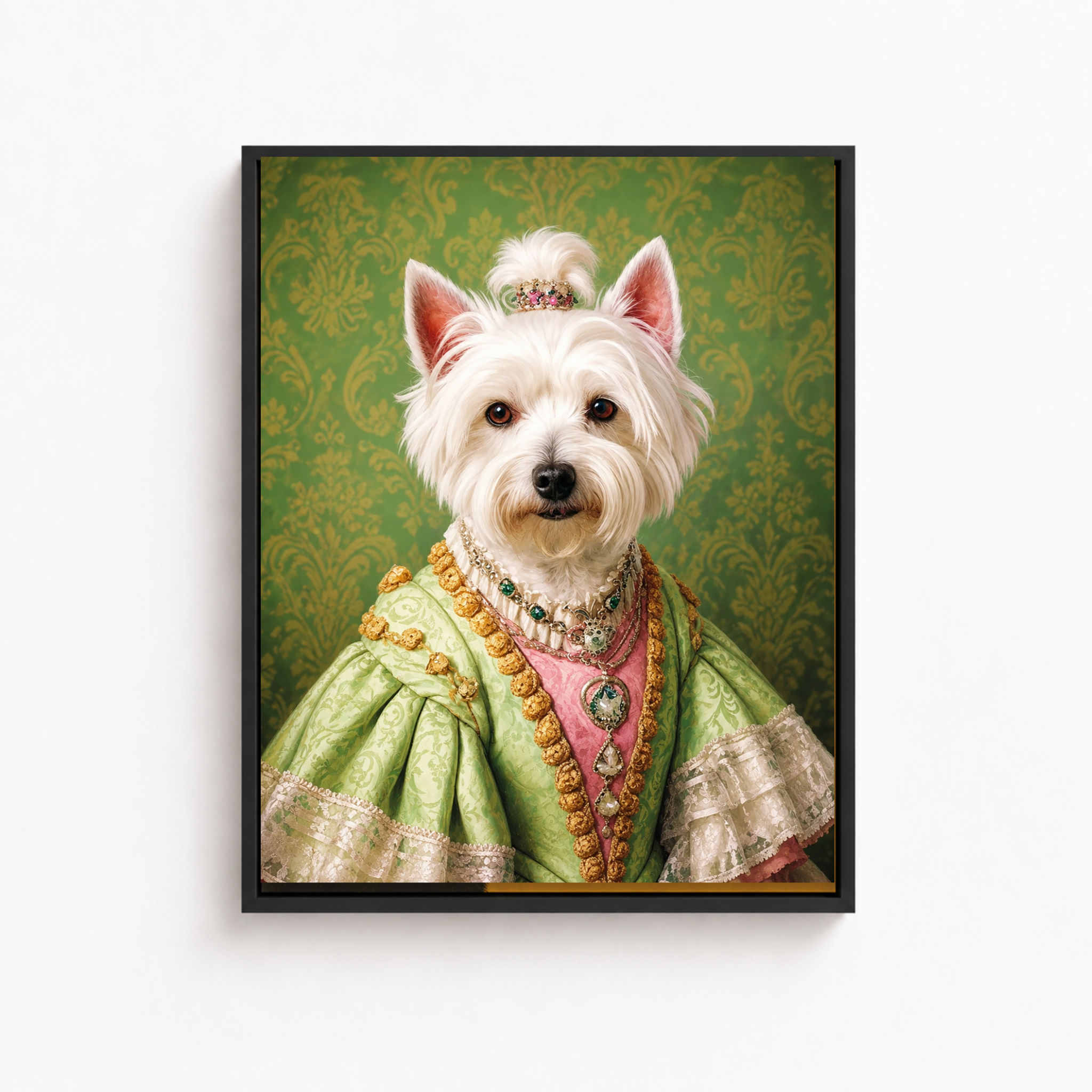 Custom Duchess Pet Portrait Canvas Aura Canvas