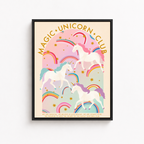 Magic Unicorn Club Canvas Wall Art Aura Canvas