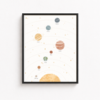 Solar System Canvas Wall Art Aura Canvas