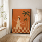 Surfer Girl Canvas Wall Art