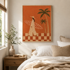 Surfer Girl Canvas Wall Art