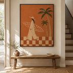 Surfer Girl Canvas Wall Art