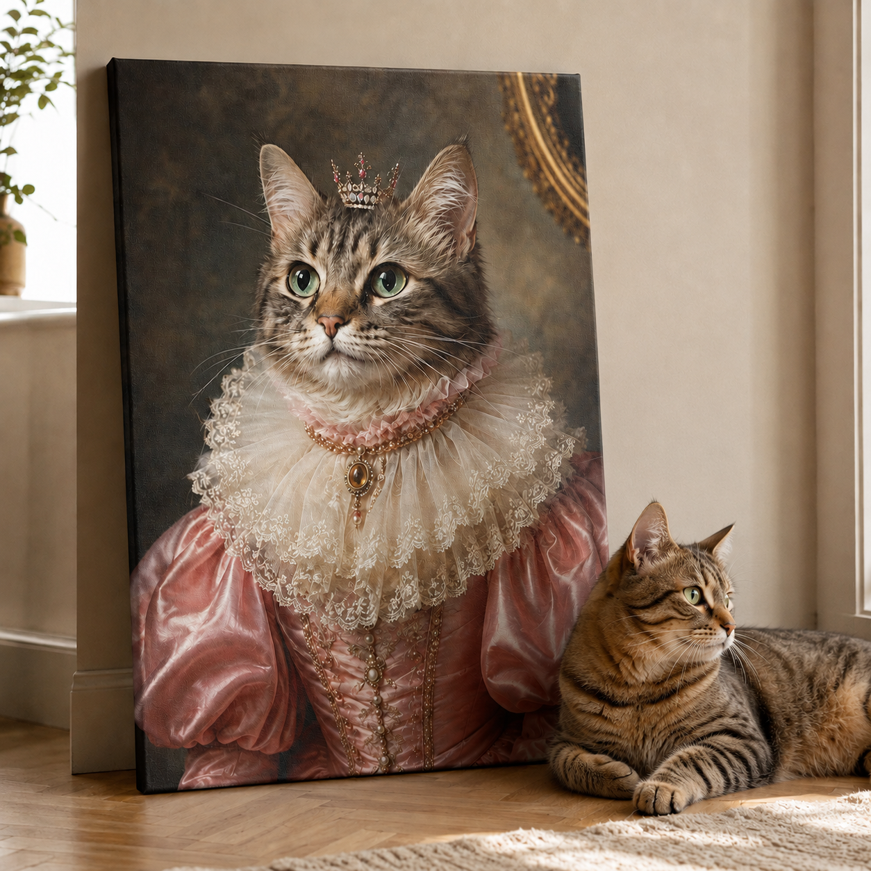 Custom Duchess Pet Portrait Canvas