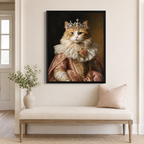 Custom Princess Heirloom Pet Portrait Canvas Aura Canvas