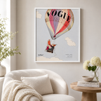 Vintage Hot Air Balloon Canvas Wall Art Aura Canvas