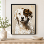 Custom Oil Painting Pet Portrait Canvas Aura Canvas