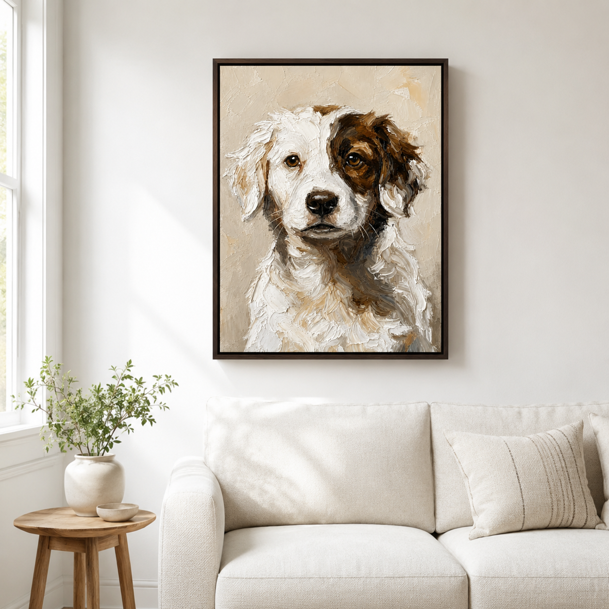 Custom Oil Painting Pet Portrait Canvas Aura Canvas