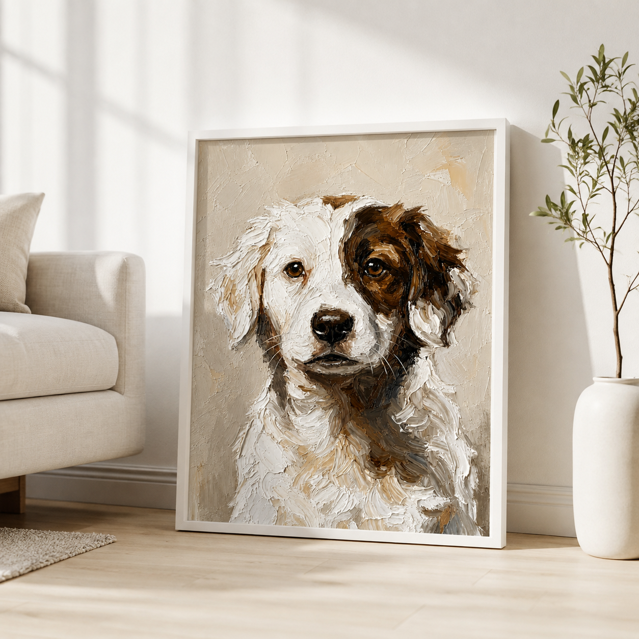 Custom Oil Painting Pet Portrait Canvas Aura Canvas
