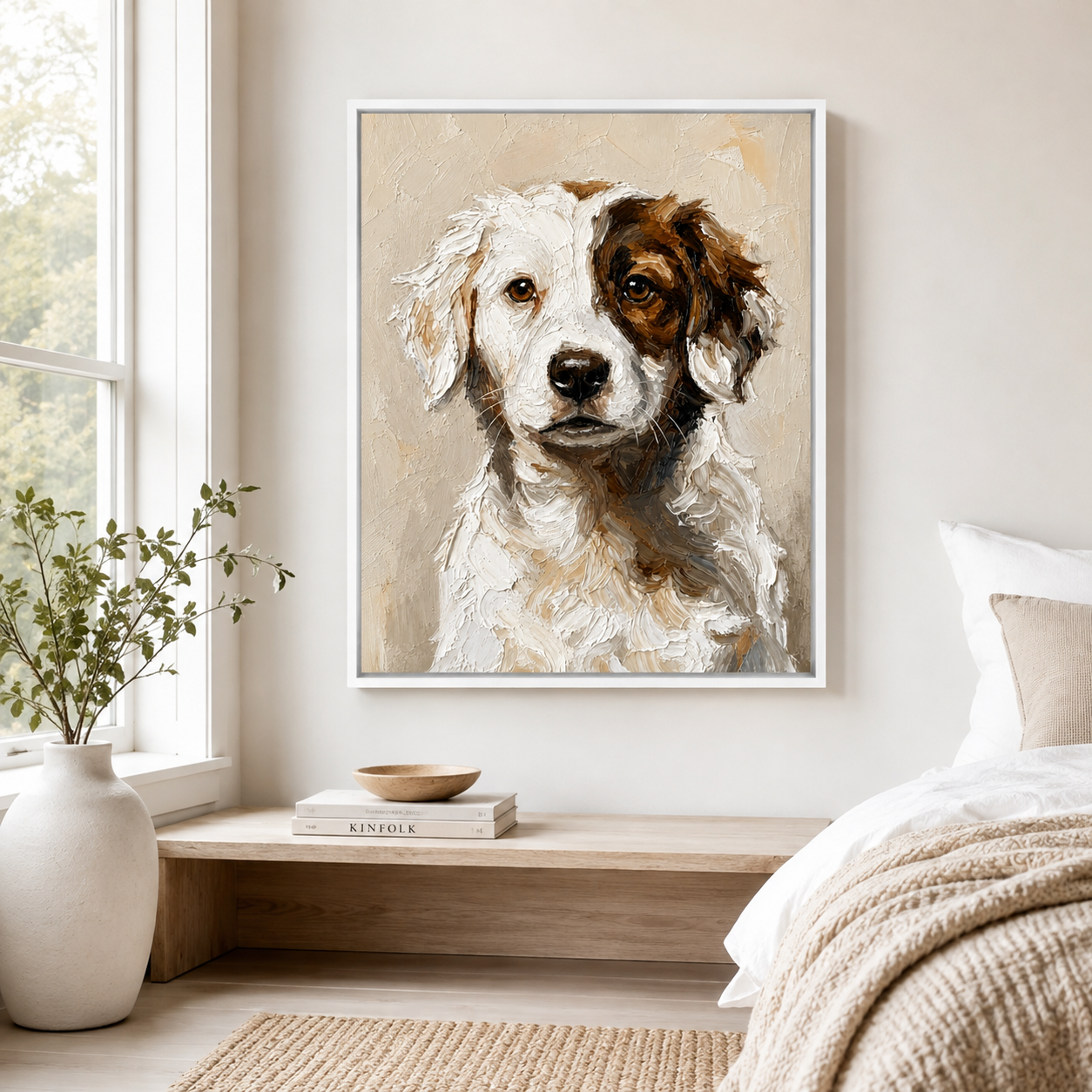 Custom Oil Painting Pet Portrait Canvas Aura Canvas
