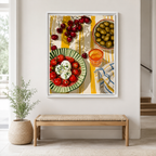 Olive Cherry Kitchen Canvas Wall Art Aura Canvas