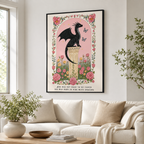 Black Dragon Canvas Wall Art Aura Canvas