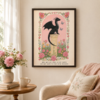 Black Dragon Canvas Wall Art Aura Canvas