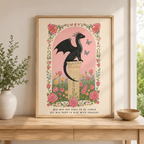 Black Dragon Canvas Wall Art Aura Canvas