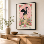 Black Dragon Canvas Wall Art Aura Canvas