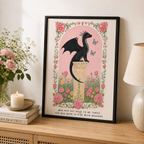 Black Dragon Canvas Wall Art Aura Canvas