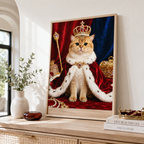 Royal Cat Canvas Wall Art Aura Canvas