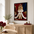Royal Cat Canvas Wall Art Aura Canvas