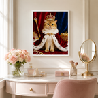 Royal Cat Canvas Wall Art Aura Canvas