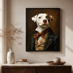 Distinguished Dog Portrait Canvas Aura Canvas