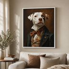 Distinguished Dog Portrait Canvas Aura Canvas