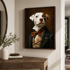 Distinguished Dog Portrait Canvas Aura Canvas