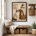 Custom Pet Laundry Room Portrait Canvas Aura Canvas
