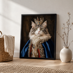 Custom Regal Pet Portrait Canvas Aura Canvas