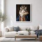 Custom Regal Pet Portrait Canvas Aura Canvas