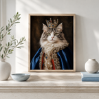 Custom Regal Pet Portrait Canvas Aura Canvas