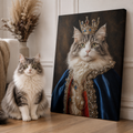 Custom Regal Pet Portrait Canvas Aura Canvas