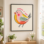 Winging It Daily Bird Canvas Wall Art Aura Canvas