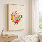 Winging It Daily Bird Canvas Wall Art Aura Canvas