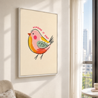 Winging It Daily Bird Canvas Wall Art Aura Canvas