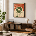 Serving Tunes Vinyl Record Canvas Wall Art Aura Canvas